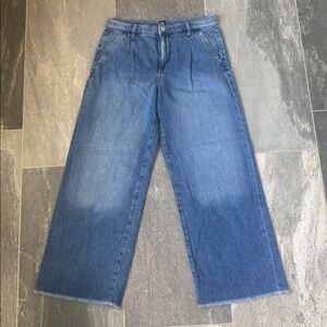 GAP Blue Denim Jeans with Button Detail